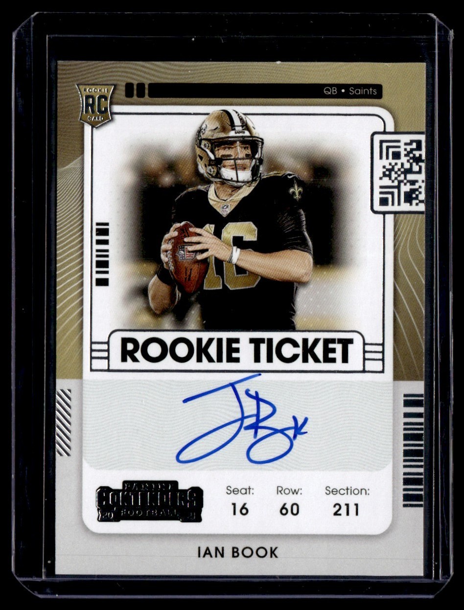 2021 Panini Contenders Rookie Ticket Auto Ian Book #137 A