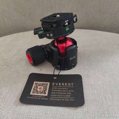 3Pod Everest Series H2 Ball Head | 360 Degree Rotating Tripod Ball Head Mount