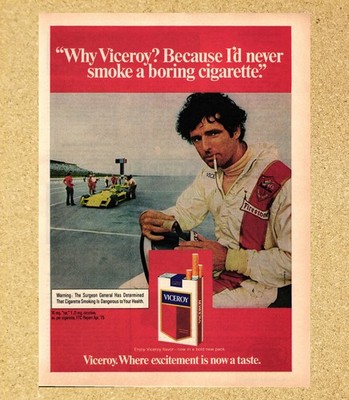 Viceroy Vel's Parnelli Jones Racing Firestone #7- Magazine Print Ads Poster 1975