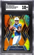 2022 Select XRC Anthony Richardson ROOKIE Tie Dye RARE #/25 SGC 10 QB1