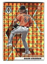 2021 Panini Mosaic #235 Dean Kremer Reactive Orange