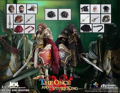 2pcs COOMODEL ML003 Myth and Legend King Arthur & Mordred 1/12 Action Figure