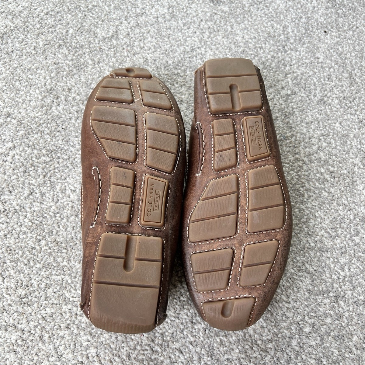 Cole Haan Shoes Mens M Kelson Bit Driver Loafer Brown Leather Slip On  C24715