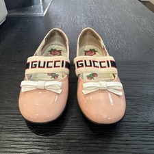 Toddler Gucci Shoes Size 25 pink Patent Leather