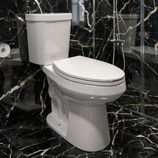HOROW Elongated Two Piece Toilet 1.1/1.6 GPF Dual Flush with ADA Chair Height