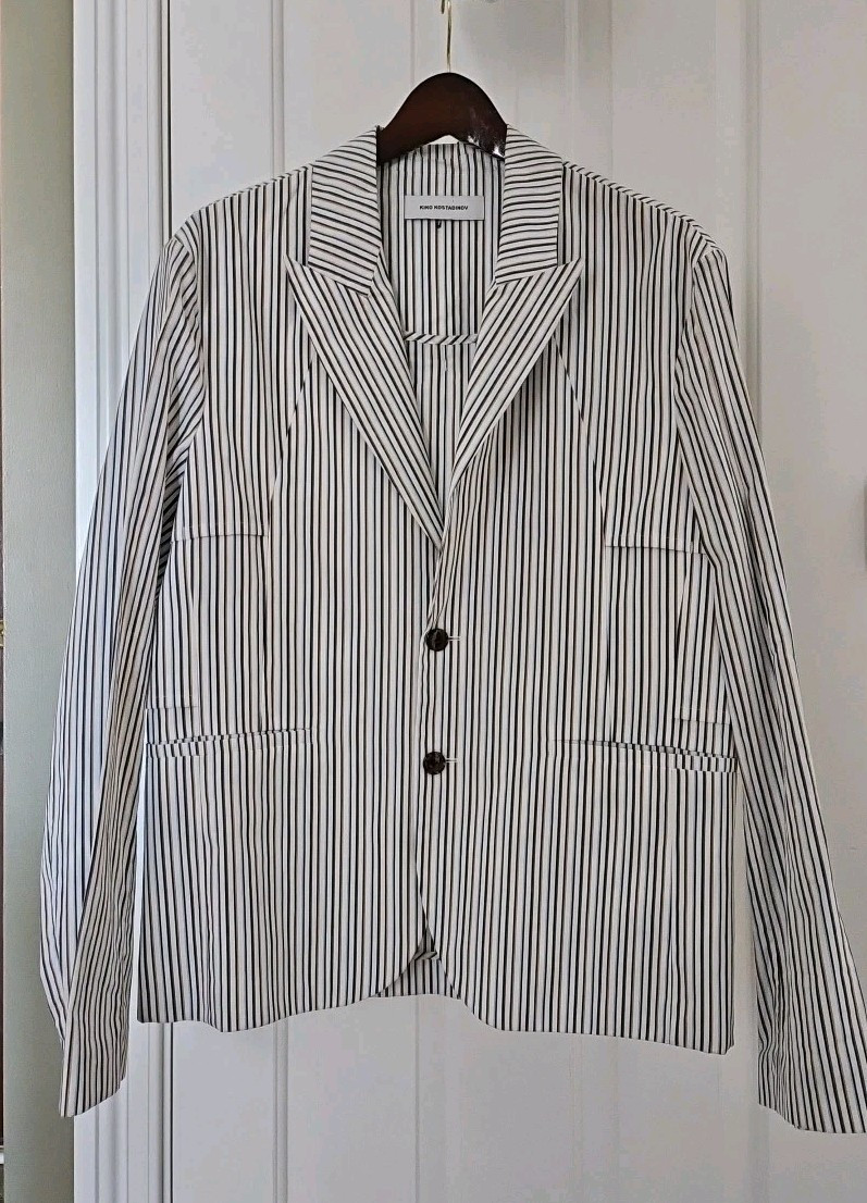 ジャケット・アウター kiko kostadinov ria ventilation blazer White Ria Ventilation Blazer by Kiko Kostadinov on Sale