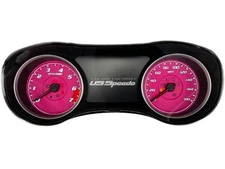 US Speedo Pink Dodge Charger Gauge Face for Clusters 2015-2024 (180 MPH)