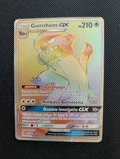 Carta Pokemon Gumshoos GX RARA SEGRETA - Sole e Luna - 157/149 ITA A14