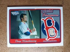 05 Topps 2004 World Series Champions Game Used  BAT Relic, Doug Mientkiewicz