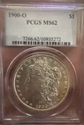 1900-O Morgan Silver Dollar PCGS MS62
