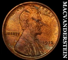 1912 Lincoln Wheat Cent - Choice Brilliant Uncirculated  Lustrous  #i6750