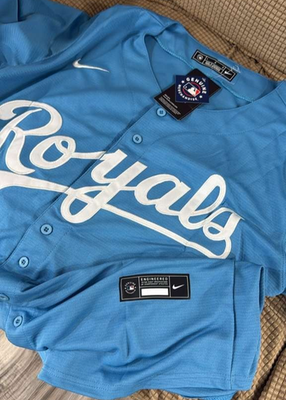 Jac Caglianone Men's Kansas City Blue Cool Base MLB Replica Jersey