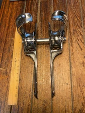 VINTAGE NEW! MERRIMAN CHROMED BRONZE DOUBLE BOWSPRIT ANCHOR CHAIN ROLLERS