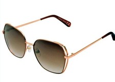 Foster Grant Womens Metal Detail Sunglasses - Rose Gold,case 100% uva-uvb,summer