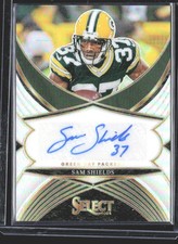 Sam Shields 2024 Panini Select Select Signatures Prizm AU