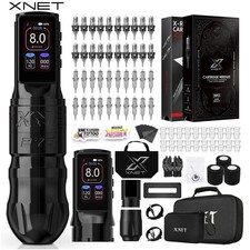 XNET Titan270 Wireless Tattoo Machine Full Kit Brushless Motor 4.0 5.0mm Stroke
