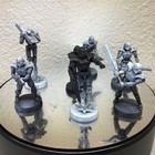 Star Wars Legion- Empire Dark Troopers 7x models primed MS62320