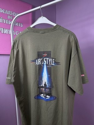 2000 Quiksilver X G-Shock T-Shirt Snowboard Contest Air Vintage Promo Tee Size L