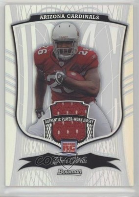 2009 Bowman Sterling Memorabilia Refractor /199 Chris Wells #151 Rookie RC 0a3