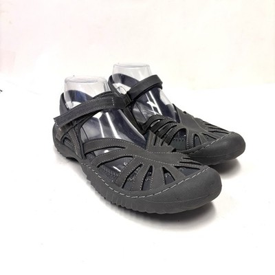 J Sport By JAMBU Women s 10M Poppy Mary Jane Comfort Cutout Shoes Gray
