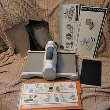 Sizzix 660340 Big Shot Plus Embossing Machine - White/Gray With Extras