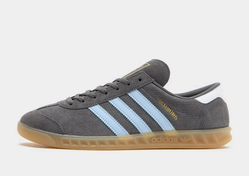 adidas Men's Originals Hamburg Shoes in Grey