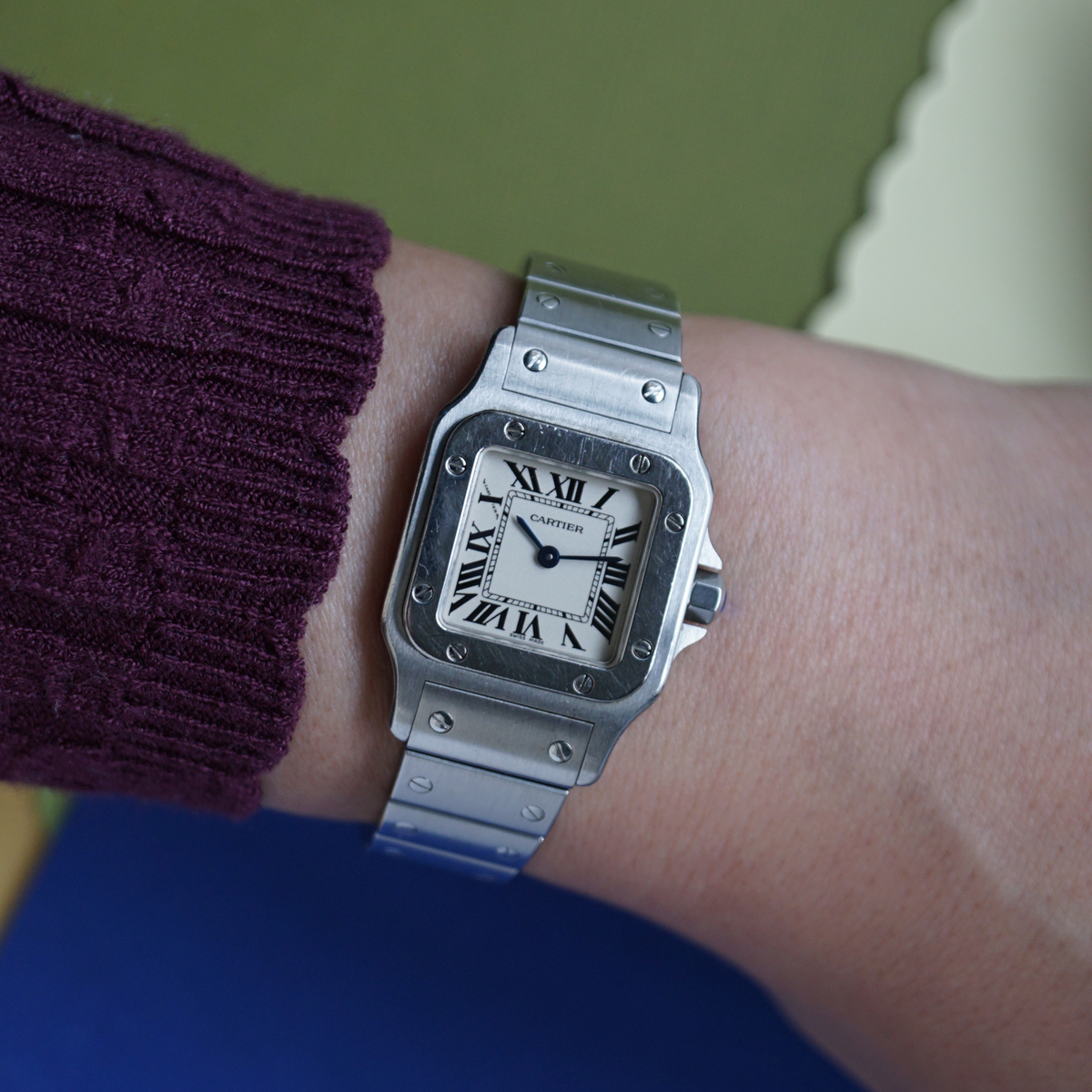 Cartier Santos Galbee Small Steel W20056D6 Quartz 24mm 1990s | eBay