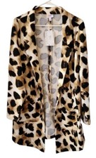 Lularoe Leopard Cheetah Large Gwen Blazer L Animal Spots Print Htf New! #2