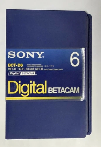 Sony BCT-D6 Digital Betacam Tape