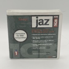 Iomega Jaz 1GB Disk PC Formatted New Sealed