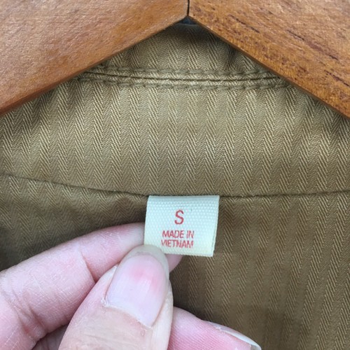Mossimo Blazer Jacket Womens Small Beige Long Sleeve Button Front Pocket Casual - Picture 6 of 12