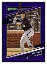 2021 Donruss Variations Holo Purple #82 Keston Hiura