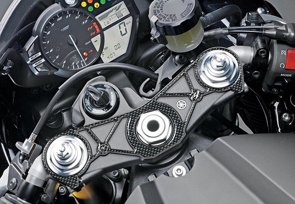 3D Aufkleber Kompatibel FüR Yamaha Yzf R1 2009-2011 GabelbrüCken Schutz-image