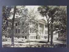 Torrington Wyoming Goshen CO Courthouse Vintage Real Photo Postcard RPPC 1930-50