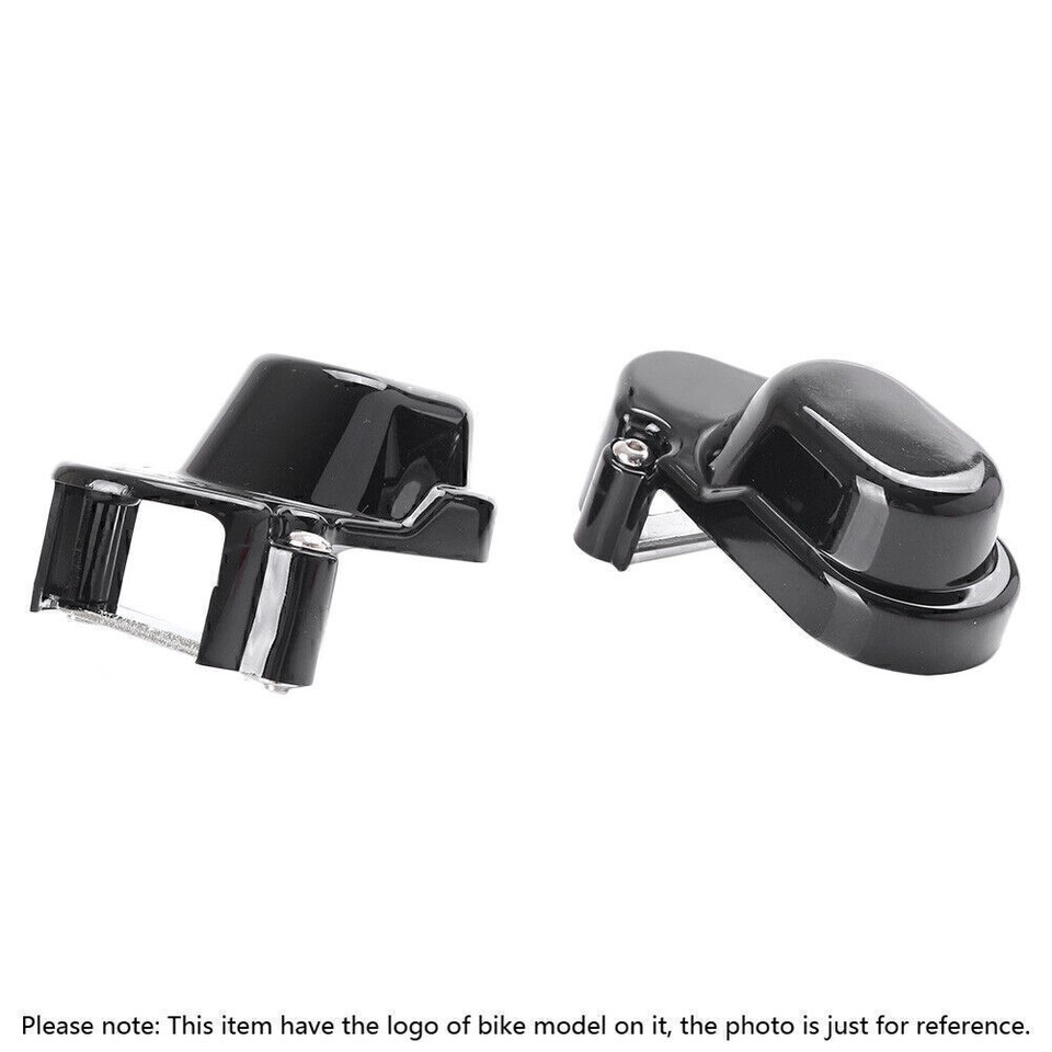 Black Rear Axle Cover Nut Bolt Caps fit Harley Davidson Sportster 1200