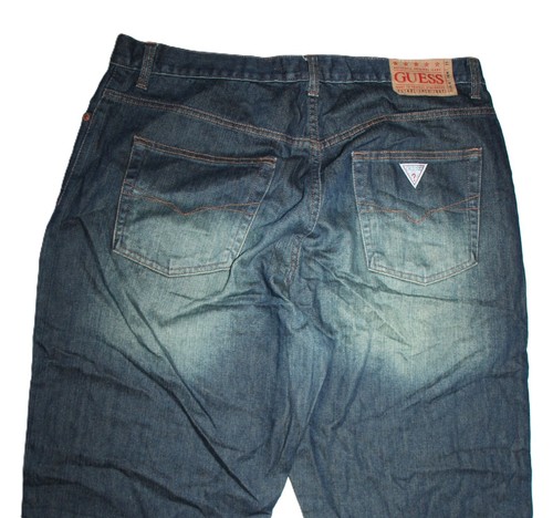 GUESS USA RELAXED HOMBRE MOM JEANS más bien 38/38 W38 L38 (etiqueta 36/34) - Imagen 4 de 5