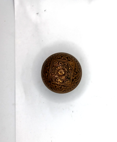 Antique Vintage Solid Brass Eastlake Doorknob Corbin - Picture 5 of 5