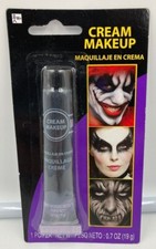 Amscan BLACK Cream Makeup Costume Accessory 0.7 oz.