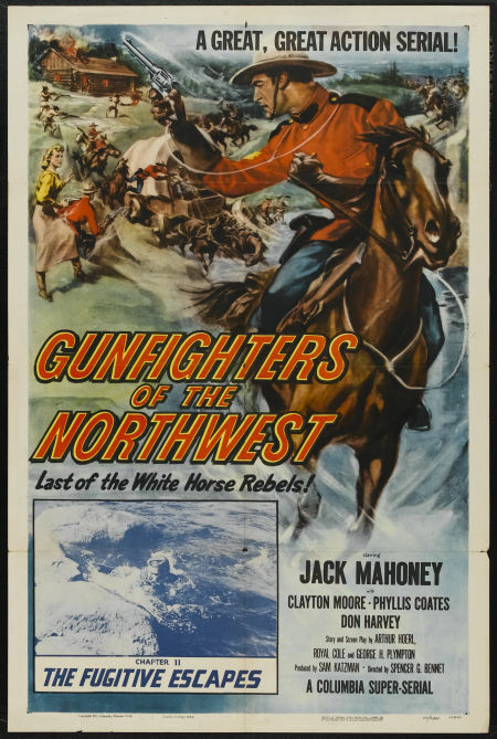 GUNFIGHTERS OF THE NORTHWEST 1954 JOCK MAHONEY RARE COLUMBIA