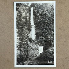 RPPC Columbia River Hwy AKA Multnomah Falls 620 Feet Real Photo Postcard