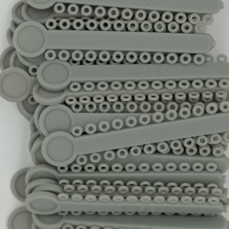 Lot De 10 Paquets Élastiques Orthodontiques Noirs - Soit 10080 Ligatures Dentaires