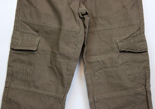 NWT 2007 Gymboree Dark Khaki Cargo Pants Boys sz 8 Pockets Outdoor Straight Fun - Picture 3 of 6