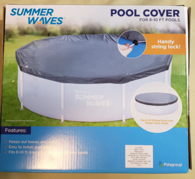 Summer Waves Pool Cover for 8-10 Foot Pools - NIB