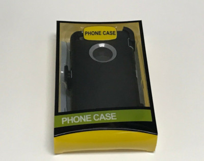 Case For iPhone 6+/6s Plus with Heavy Duty (Belt Clip FITS Otterbox)Black & Gray