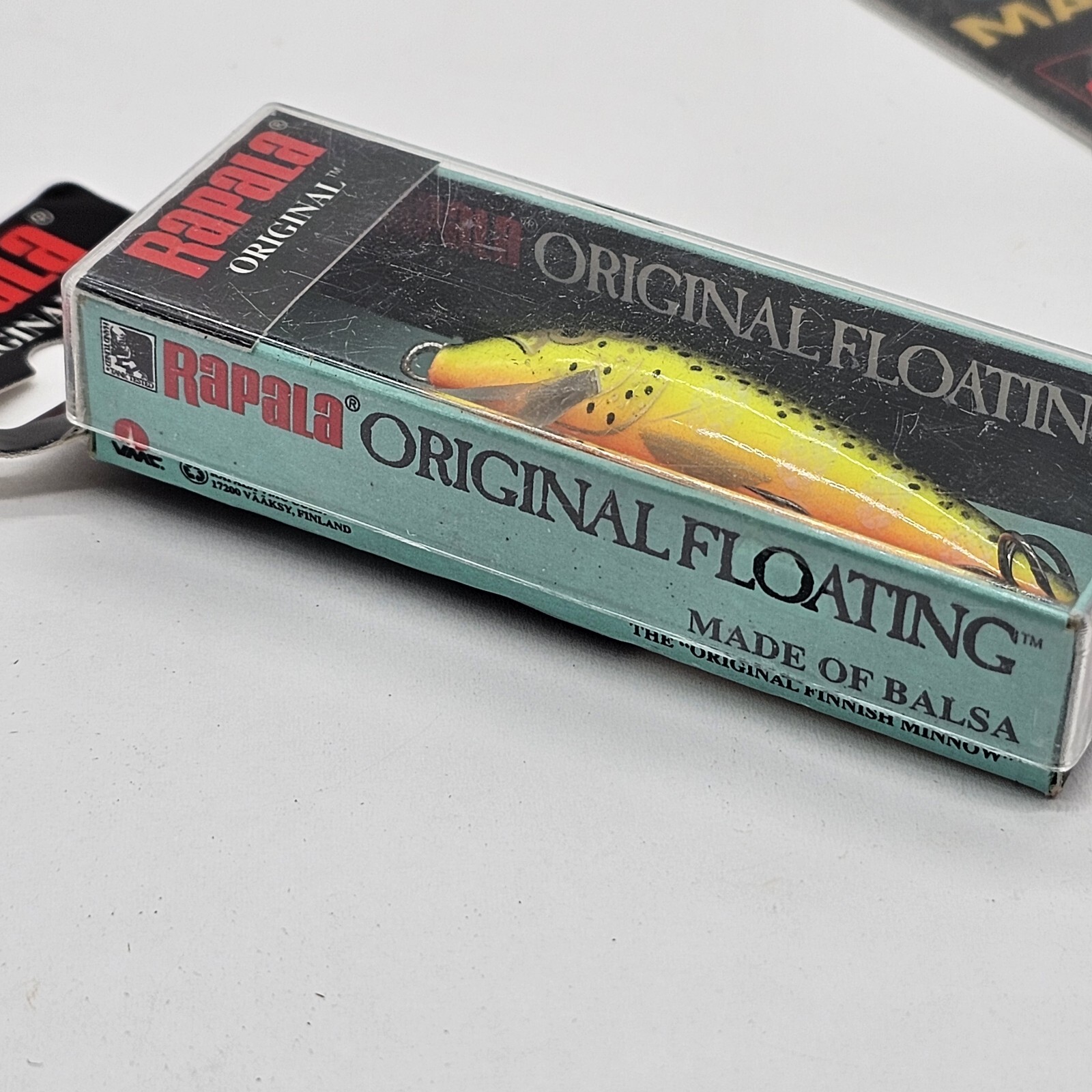 2 Fish Lure Lot RAPALA ORIGINAL FLOATING F-5 Trout & Matzuo America Nano Popper