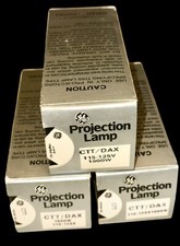 3 GE CTT DAX Projector Projection Lamp 1000W 115-125V New Old Stock