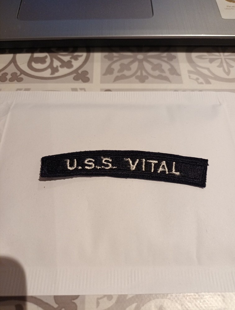 US Army Navy Original Vital Military Patch  
