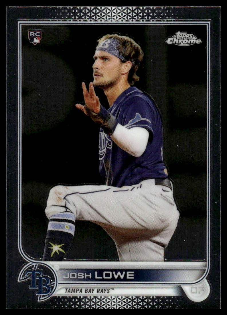 2022 Topps Chrome #83 Josh Lowe RC - Rays Rookie
