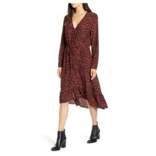 RAILS Jade Rust Tiger Stripe Dress