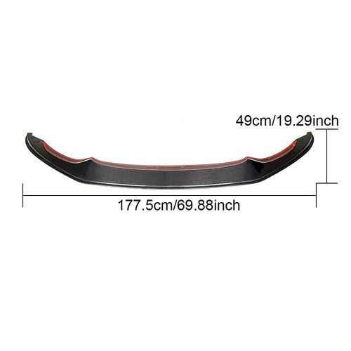 For BMW F80 M3 F82 F83 M4 2014-2019 Real Carbon Front Bumper Lip Chin Spoiler - Picture 12 of 12
